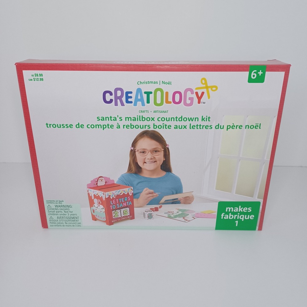 Creatology Santa's Mailbox Countdown Kit Christmas Crafts Ages 6+ NEW